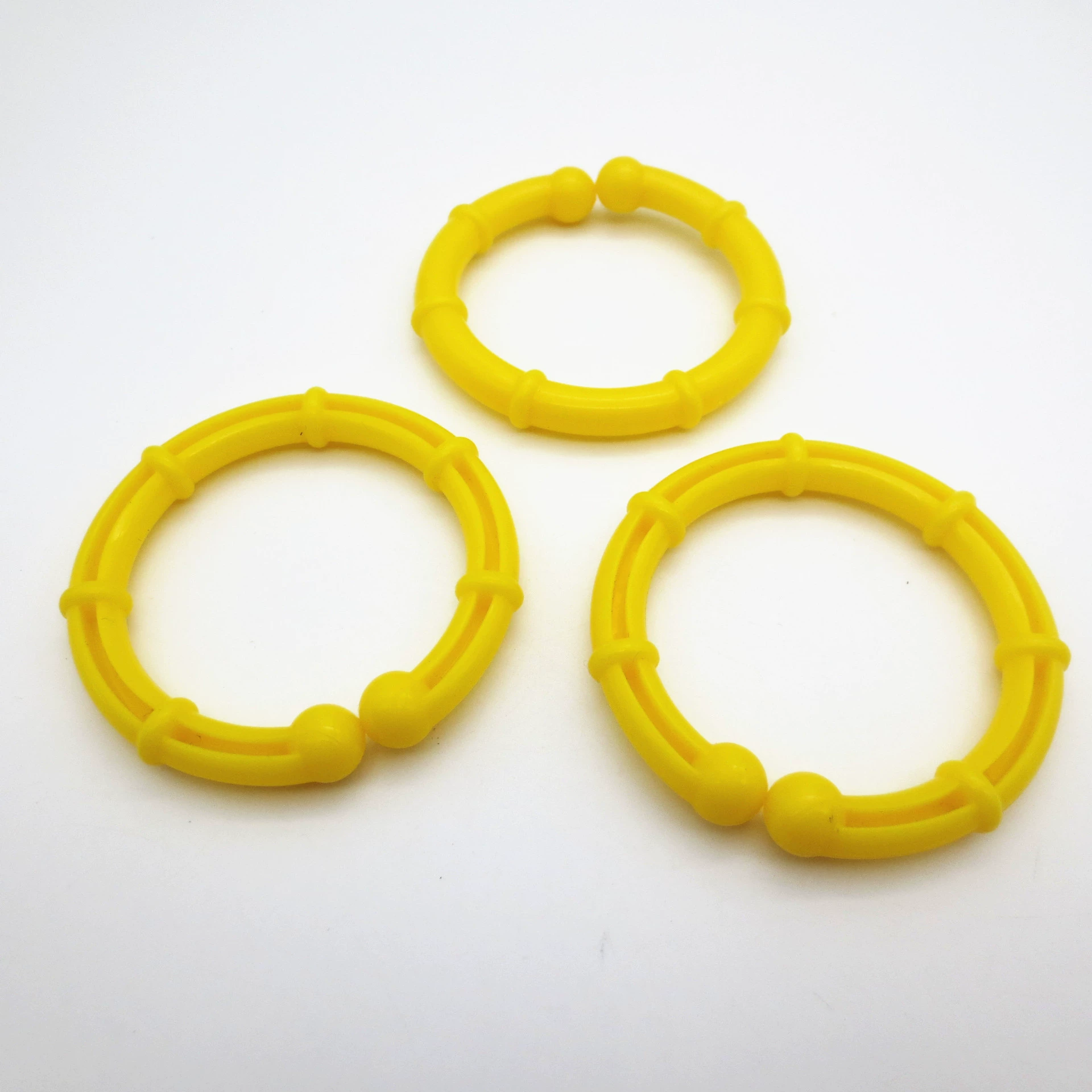 Круглый пластиковый бамбуковый крючок-застежка для украшений, браслетов, игрушек, подвесок для детских колясок