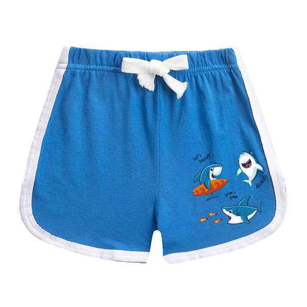 Color blue single shorts