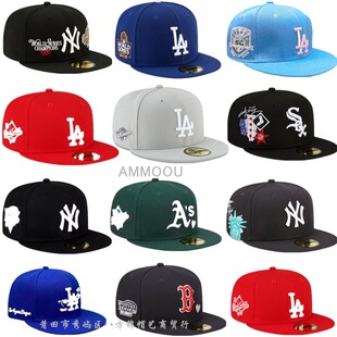 European and American foreign trade New Era baseball cap NY fully enclosed youth hip-hop hip-hop big head circumference LA closed size cap