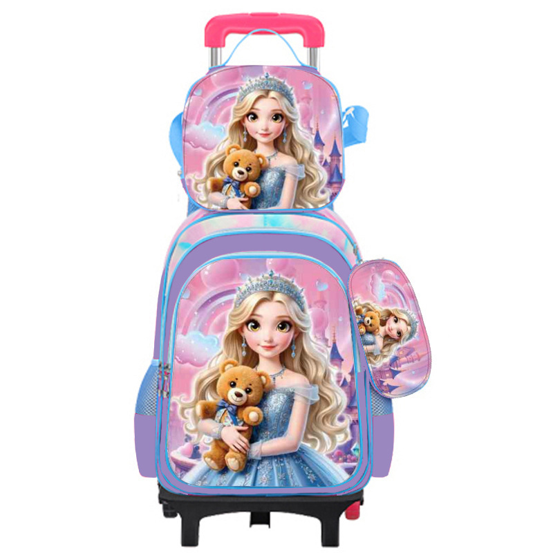 Fábrica directa transfronteriza nueva serie de montaña y mar de dibujos animados de tres piezas paquete de bolsas de 2 / 6 rodadas