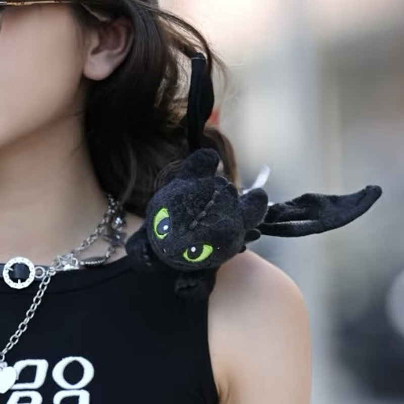 ユニバーサルスタジオ正規品 ヒックとドラゴンズ フリードッグぬいぐるみペンダント ナイトフェイア人形ペンダント オーナメント枕周辺機器|undefined