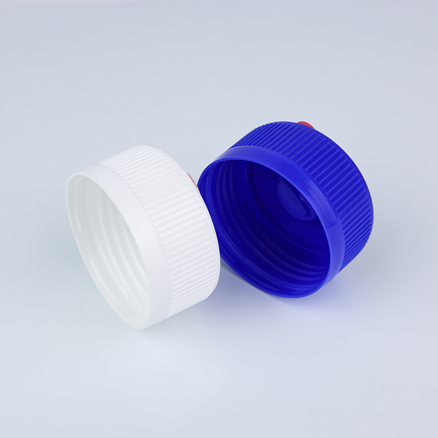 Proveedores al por mayor 55 calibre tapa roscada tapa circular 55MM roscada tapa plástica botella de PE cubierta desechable image 4