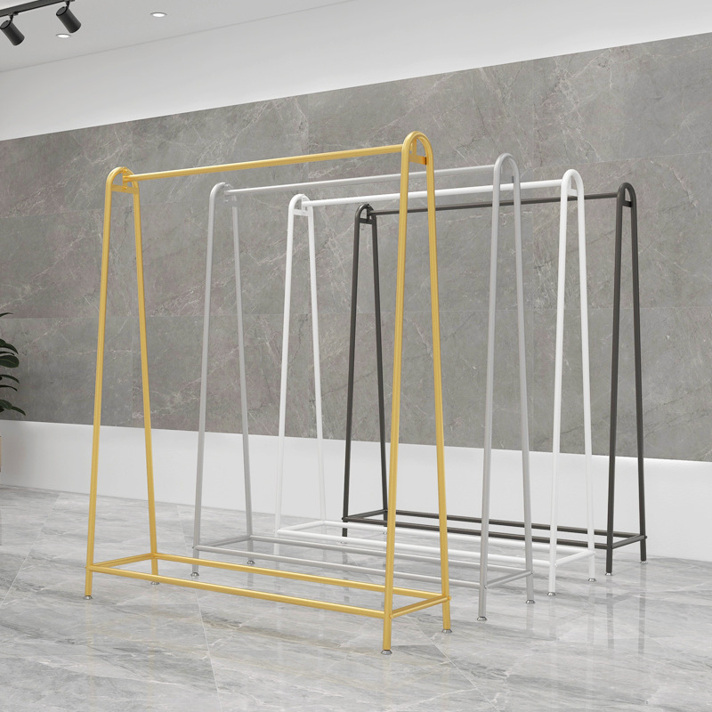 Clothing Rack Display Rack Floor-to-Floor Wedding Dress Display Rack Women's Clothing Store Display Shelf Side Hanging Thickened Gantry Hangers Clothing Rack Display Rack Floor-to-Floor Wedding Dress Display Rack Women's Clothing Store Display Shelf Side Hanging Thickened Gantry Hangers