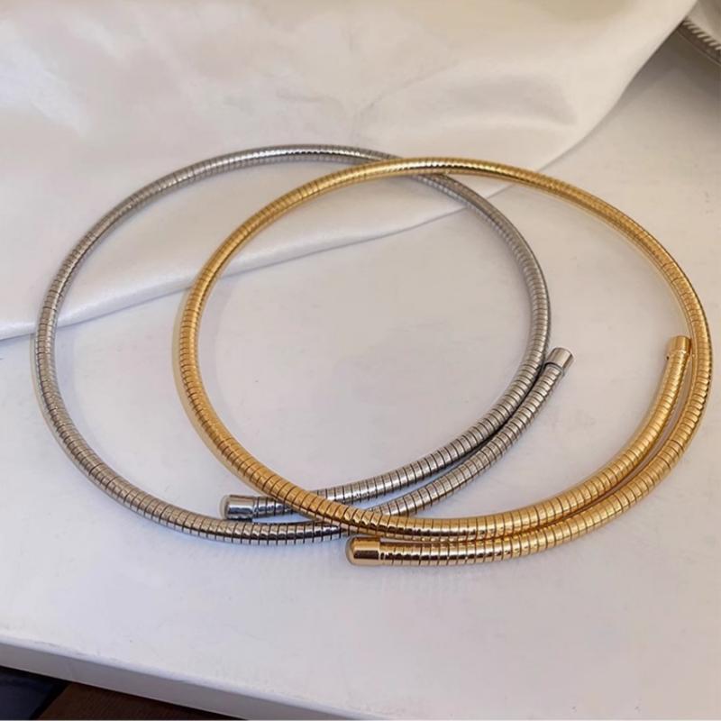 Collier Serpent Ouvert Pour Femme Style Tendance Et Original_voghion.com