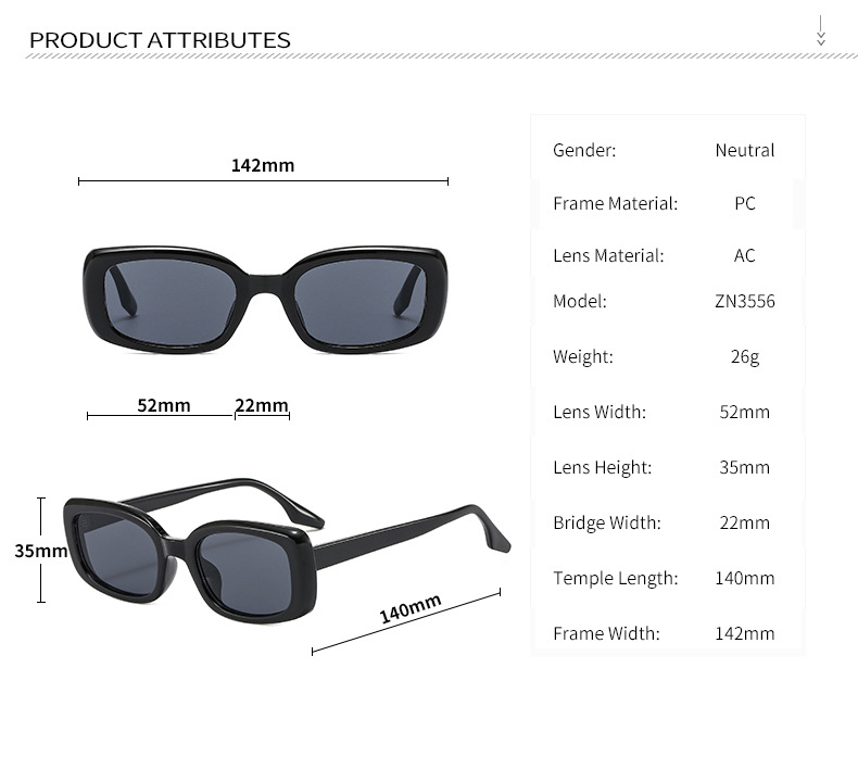 50g Weight UV400 Protection Lens Material Outdoor, Travel, Party, Fishing Occasion Women'S, Men'S, Unisex Gender Grey, Transparent, Black Color UV400 Protection Women's Sunglasses 无