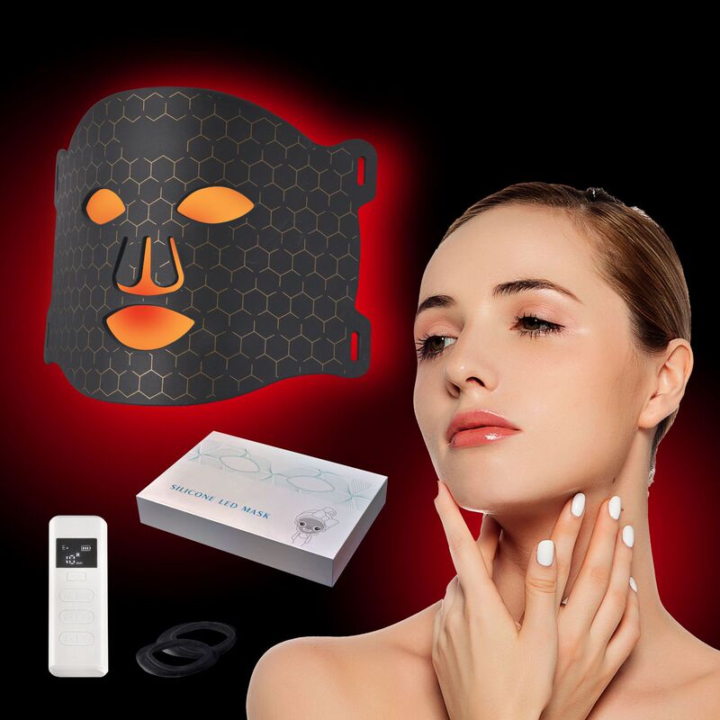 Home-Use Facial Mask Beauty Device Infrared Photon Rejuvenation Device 7-Color Light Led Beauty Mask Source Factory