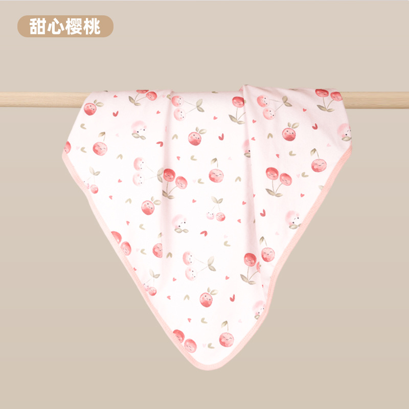 순면 가방 85*85cm 스윗하트 체리