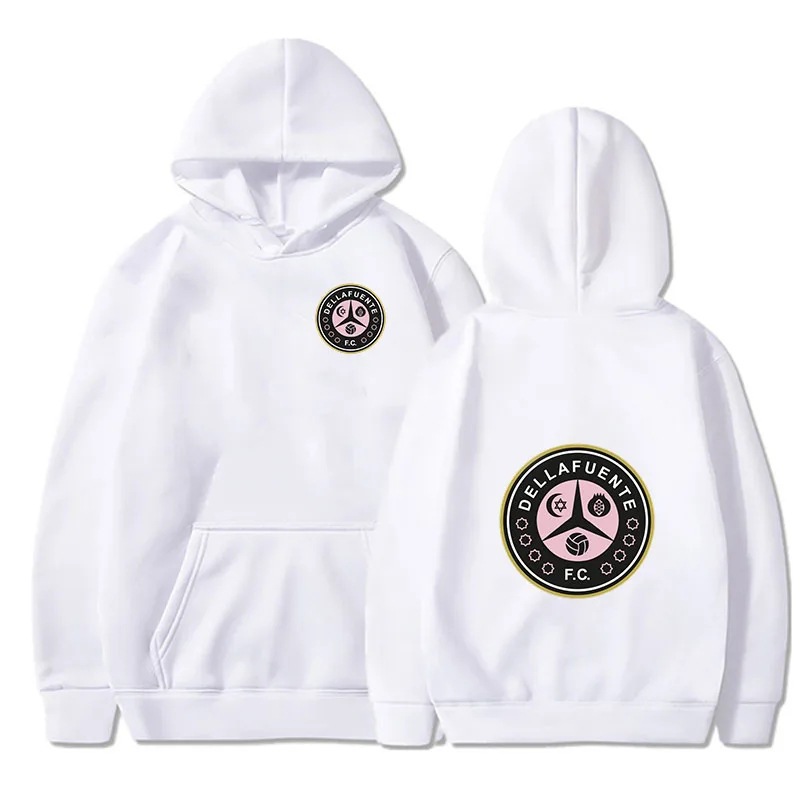 Dellafuente Gráfico Hoodie Autumn Men Women Long Sleeve Clot