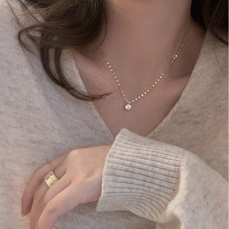 Fresh classic necklace, cute fashionable chain for key bag , simple and elegant design, Korean style 5