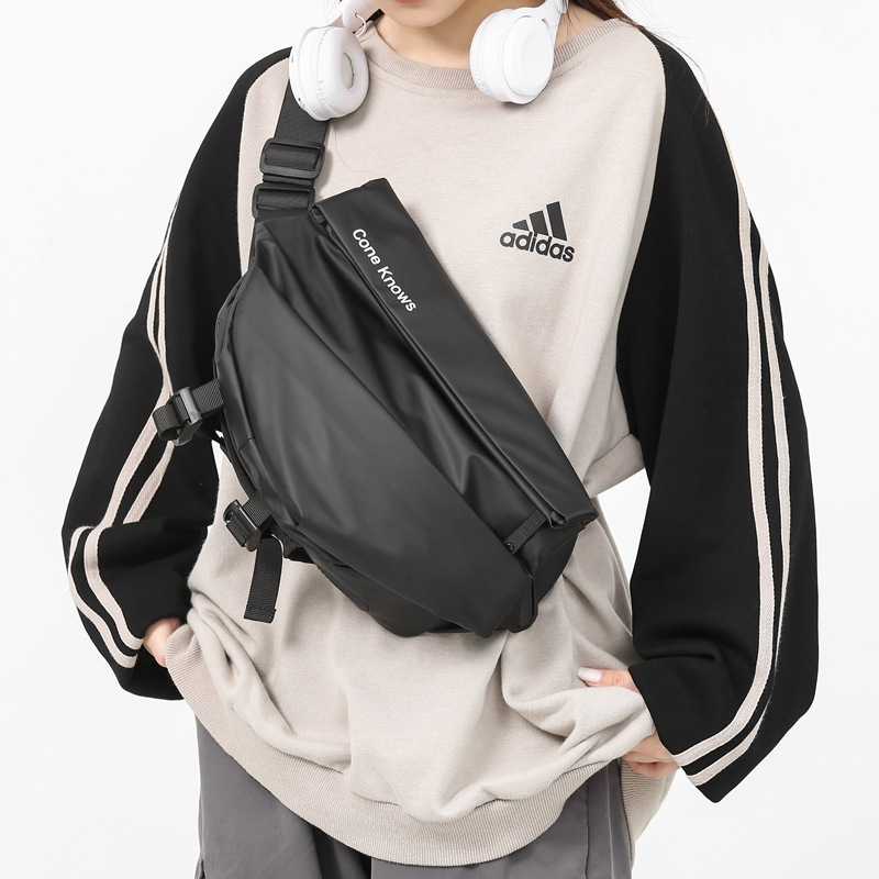 Bolsa de moda bolsa de pecho magnética para hombres y mujeres de moda bolsa de hombro de tela impermeable Película Oxford bolsa de pecho de tela hombro crossbody bolsa de pecho