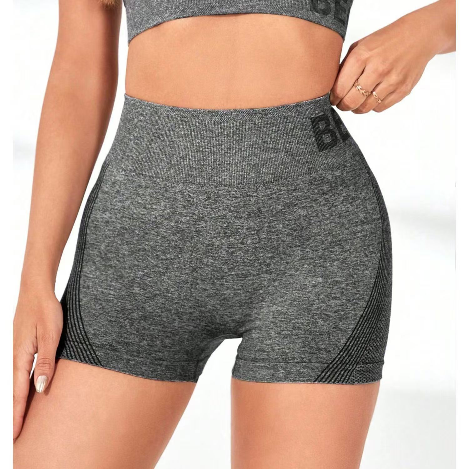 2024 red red pantalones de calzado de cintura alta de mel mel mel de humuera letras apretadas pantalones de entrenamiento de lavar arena pantalones deportivos de color sólido