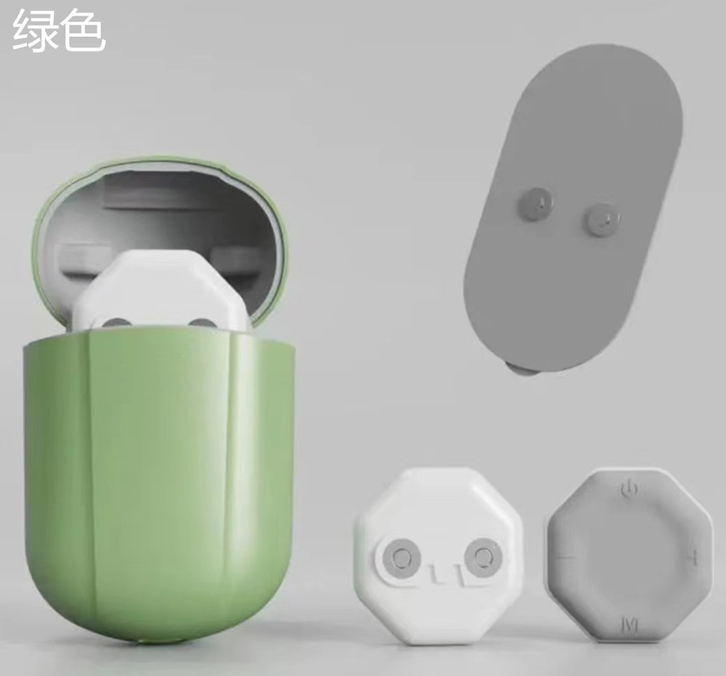 Parche de masaje de bolsillo portátil transfronterizo pulso de baja frecuencia mini pierna cintura espalda relajación masajeador columna cervical masaje pegatina