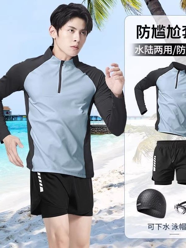Men's fitness clothing, marathon running sports suit, professional equipment, summer-specific short-sleeve shorts, quick-dry training