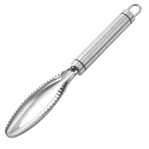 Wholesale stainless steel fish scale planer 304 thickened fish scale fish scraper multi-functional brush fish planer kitchen tool