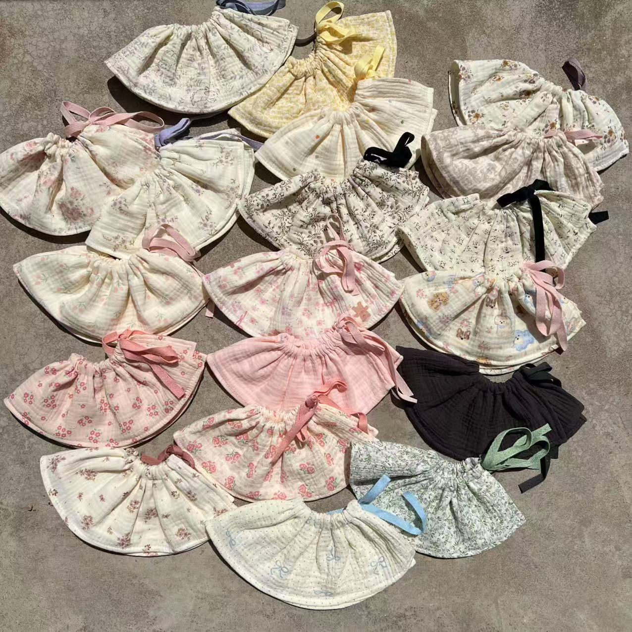 Ins Pure Cotton Saliva Towel Type a Kidsren's Pure Cotton Newborn Saliva Towel Baby 360 Degree Anti-Vomiting Pure Cotton All Year Round