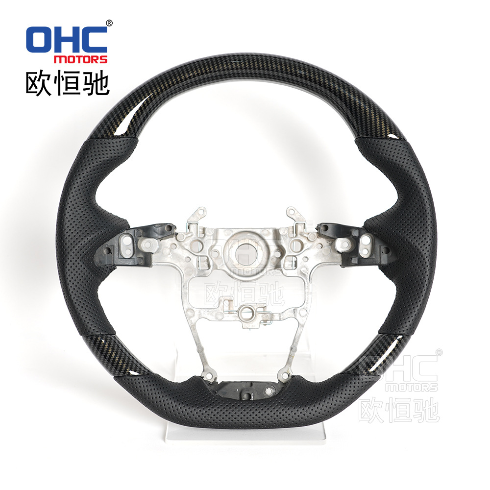 适用于24-25款丰田雅力士转向盘改装桃木水转印仿碳纤汽车方向盘