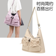 复古通勤托特包女式大容量斜挎包2025新款多功能单肩包三用斜肩包