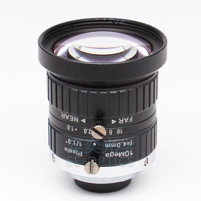 FA 산업용 렌즈 4MMC 포트 산업용 카메라 1 | 1.8 인치 F1.8 왜곡 없는 광각 산업용 비전 렌즈
