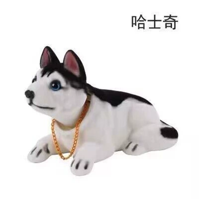 Cross-border factory direct car decoration Car ornaments - standard-husky
