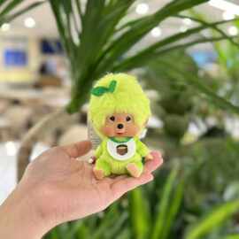 迷你蒙奇奇抹茶系列钥匙扣挂件可爱日系卡通毛绒公仔玩偶包挂饰萌