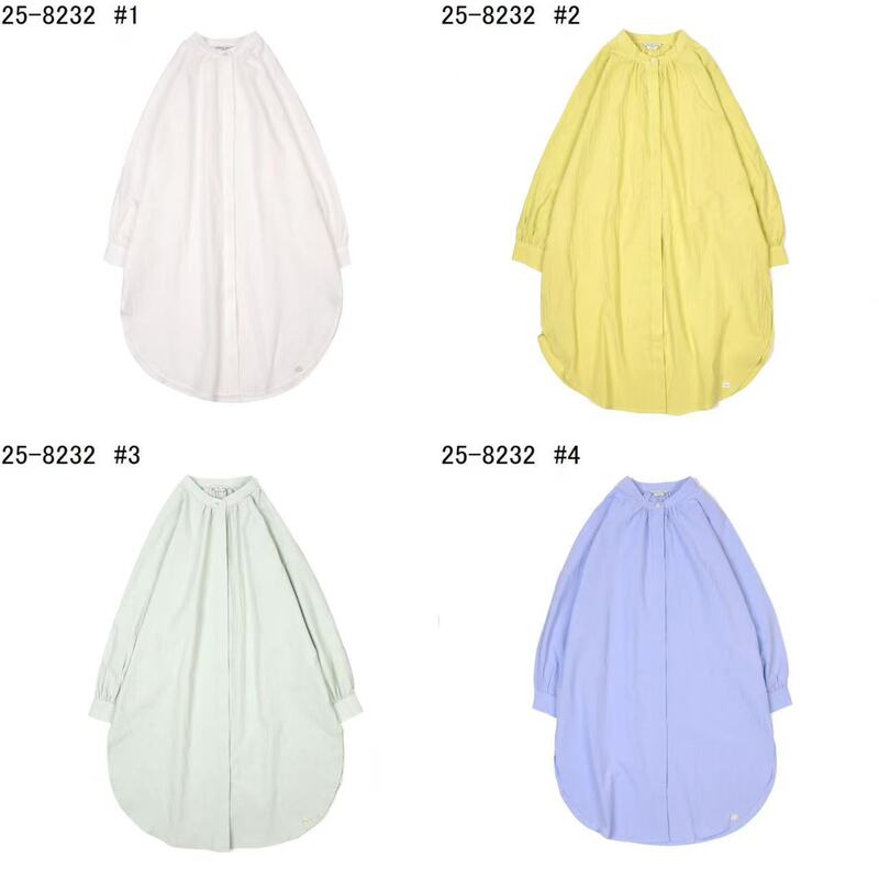 Japanese Kusuguru Long Casual Women's Long-Sleeved Shirt Loose Layered Slimming Look Top 307