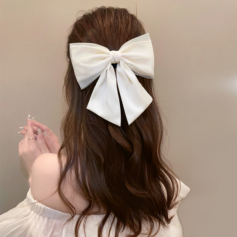 IG Style Elegant Lady Bow Knot Cloth Hair Clip 1 Piece display picture 2