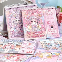 第5弾 クルルの夢の城 ドレスアップステッカー ガールズハート プリンセス ドレスアップステッカー 女の子 知育玩具