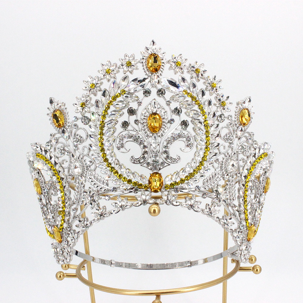 Cristal amarillo oro blanco K