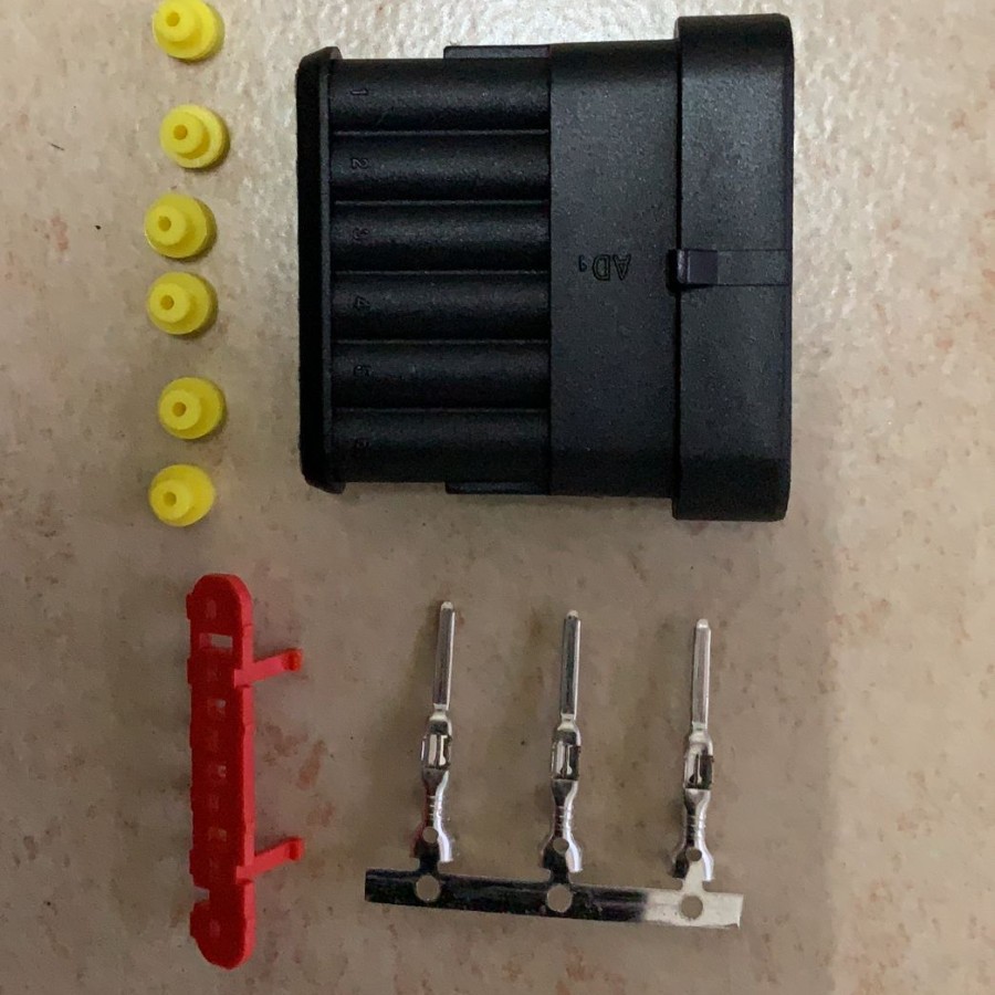 汽车接插件厂家热销DJ7061-1.5-11 HID安普插头 汽车连接器