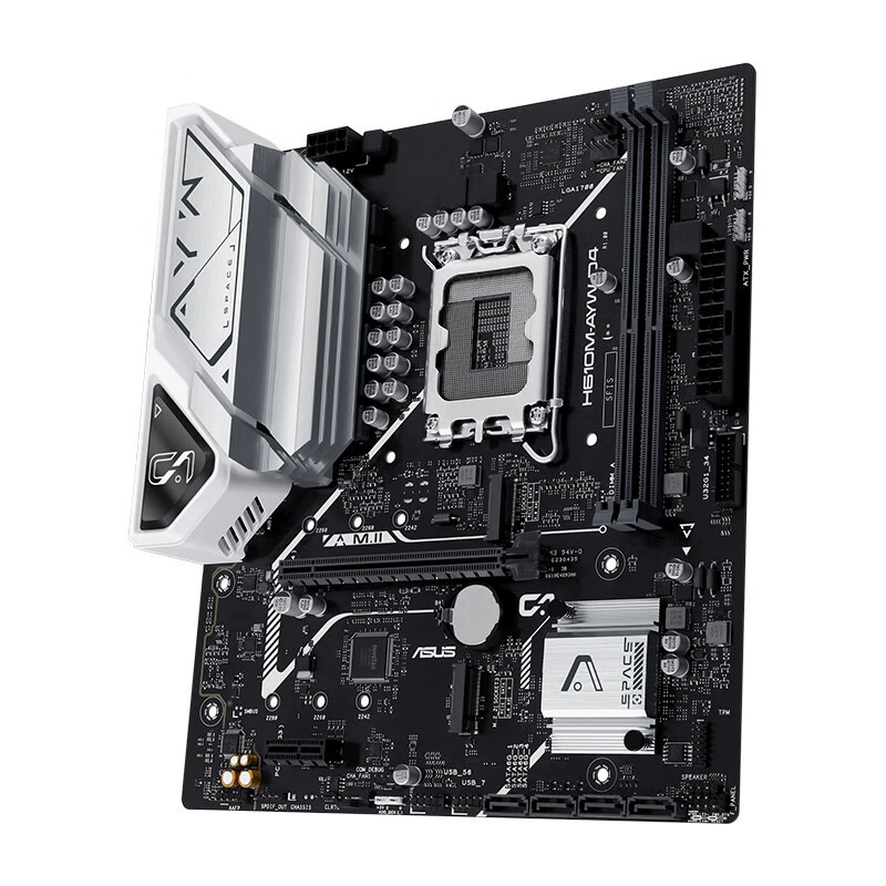 Asus совместимая материнская плата 610M D4, G6900, 12400