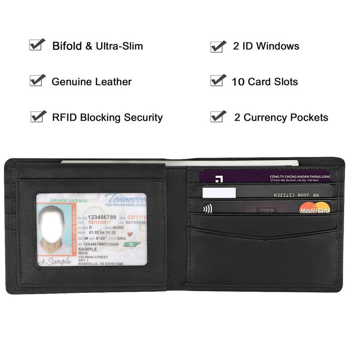 Amazon Short 70% off Ultra-Thin Wallet Men's Rfid Anti-Theft Multi-Card Card Holder Multi-Functional Ultra-Thin Wallet