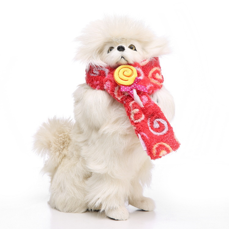 Stylish Pet Scarf For Dogs And Cats Adjustable Neck Warmer_voghion.com