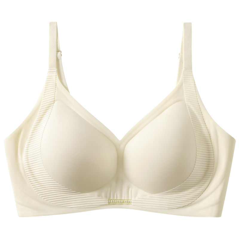 Los senos pequeños de la ropa interior se juntan, antiflacidez, sujetador sin anillo de acero, los senos pequeños muestran un soporte grande y suave, ropa interior sin costuras