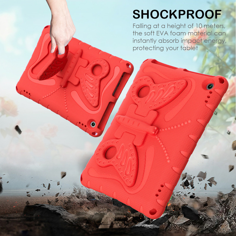 Suitable for Amazon Kindle Fire Hd10 (2021/2023) Butterfly Stand Eva Tablet Protection Suitable for Amazon Kindle Fire Hd10 (2021/2023) Butterfly Stand Eva Tablet Protection