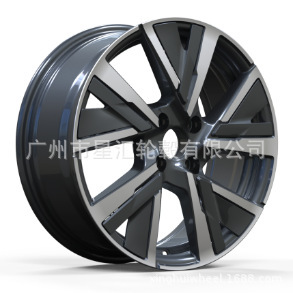 17X7.0J ��ɫ܇��݆ݞ 5X108 PCD Black machine face CAR WHEELS