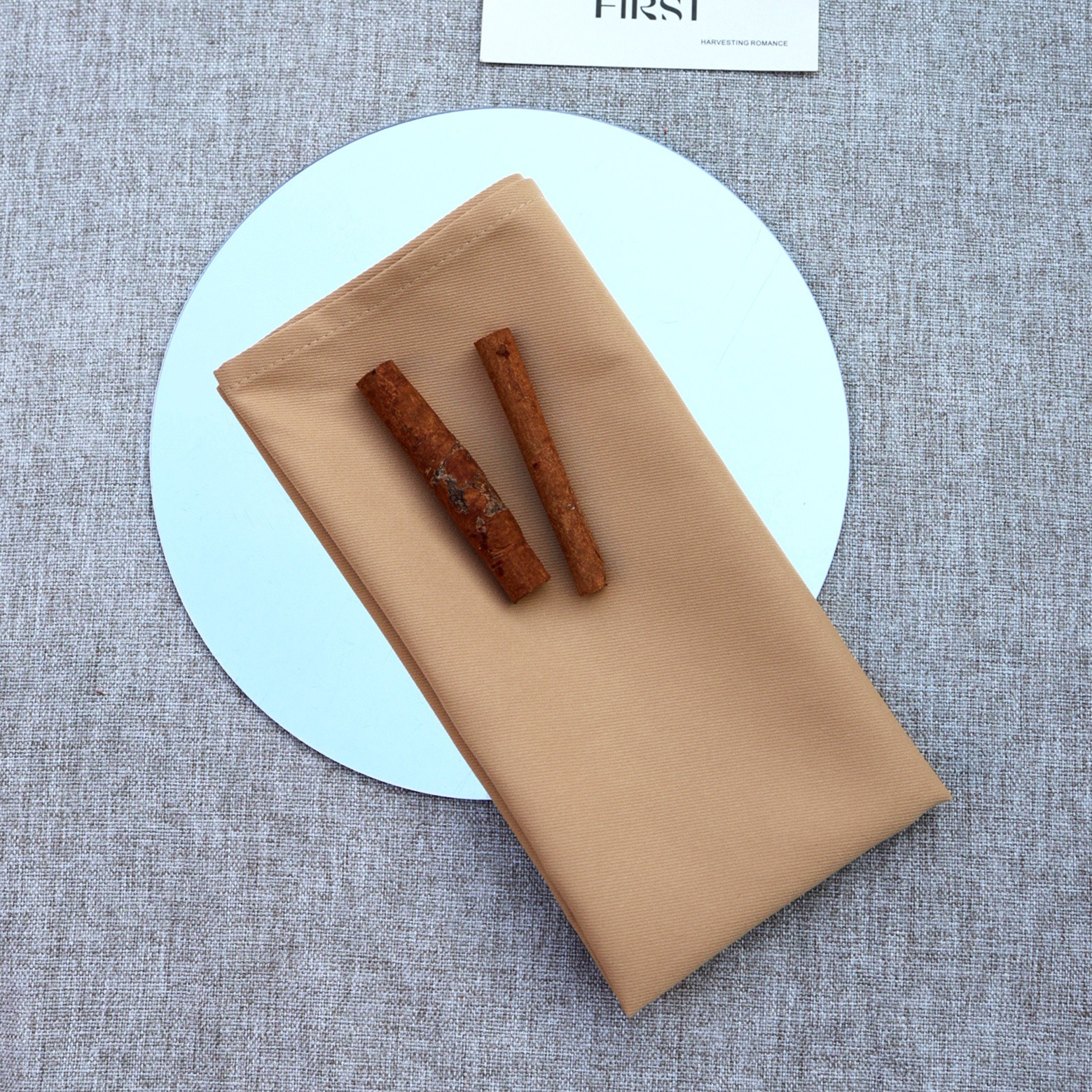 Servillas algodón poliéster servillas cuadradas hotel de boda transfronterizas decoración de mesa de comedor occidental almohadilla de Navidad servillas