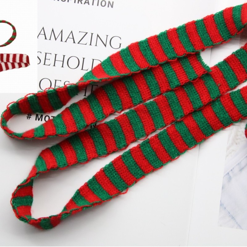 クリスマス人形マフラーdiy装飾材料家庭服装アクセサリー毛糸マフラー部品|undefined