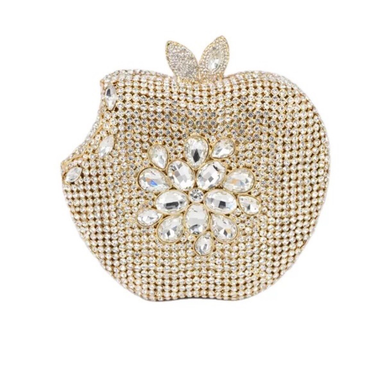 * Bolsa de cena de diamantes de manzana transfronteriza Europa y Estados Unidos Bolsa de mano Bolsa de mujer Apple clutch