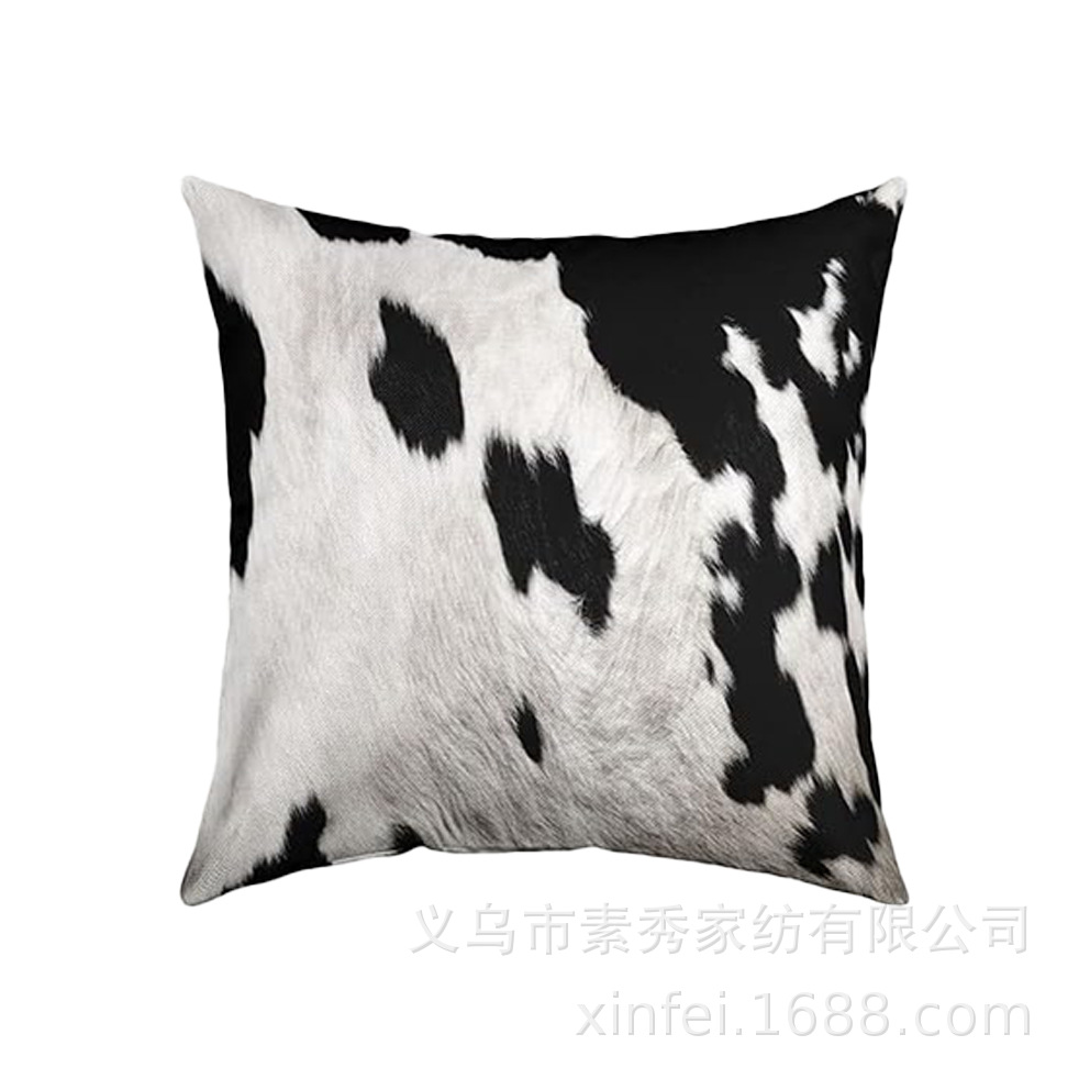 Transfronterizo amazónico Xiyin yak highland ganado animal sofá sala de estar respaldo decoración almohada abraza almohada cubierta de cojín image 25