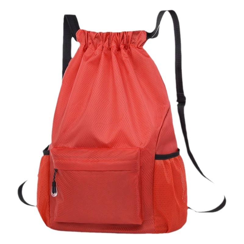 Водонепроницаемый рюкзак на шнурке 2023 новый мужской и женский спортивный баскетбольный рюкзак туристическое агентство дорожный простой рюкзак