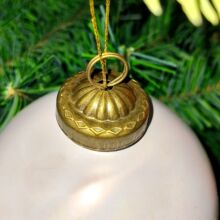 圣诞球配件铁盖吊饰盖电镀五金铁盖铝盖瓷球玻璃球配件饰品批发