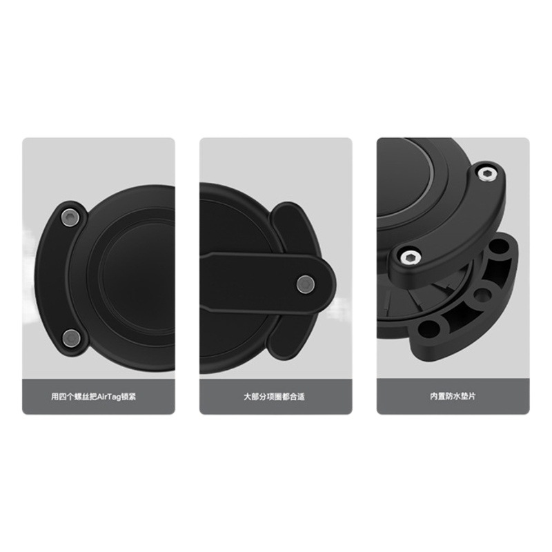 Etiquetas de aire aplicables cubierta protectora impermeable para mascotas Apple seguimiento anti-perdida localizador airtag cubierta protectora todo incluido