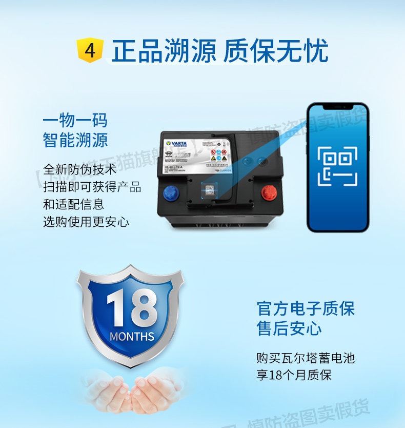Suitable for Varta car batteries and other 2V45ah batteries for Wuling Hongguang, Sylphy, Civic, Qashqai 55B2