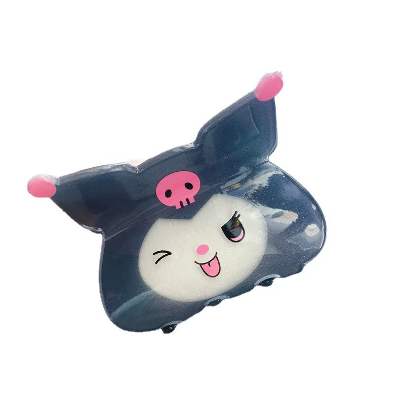 Sanrio, акриловая булавка краба, милая акула, заколка для волос