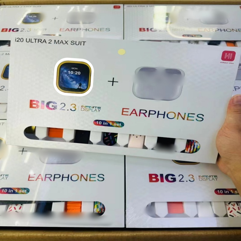 I20Ultramaxsuit Smart Watch Bluetooth Headset 10-in-1 Set Wireless Bluetooth Huaqiangbei Watch S9