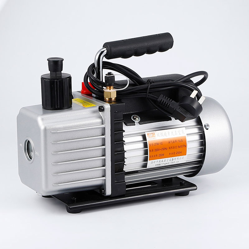 挺威旋片式双级小型真空泵2TW系列1/2/3/4升抽气泵制冷真空机专用