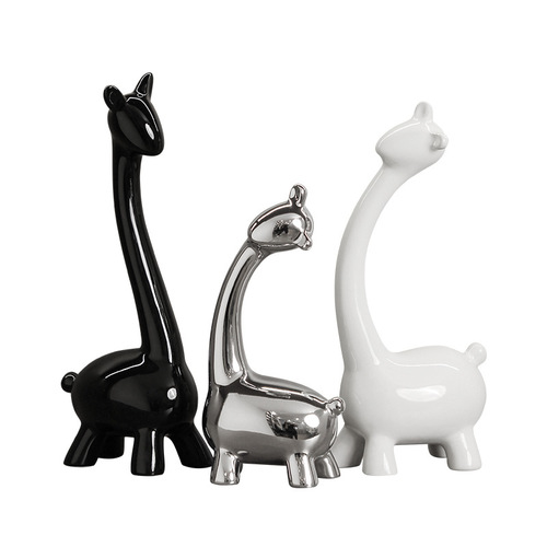 Beihanmei Ceramics Simple Animal Ornaments Living Room TV Cabinet Porch Entrance Wine Cabinet Home Decorations Carefully Selected Decorations