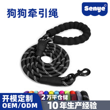 狗狗牵引绳多色尼龙猫狗绳狗链户外遛狗防爆冲宠物牵引带厂家批发
