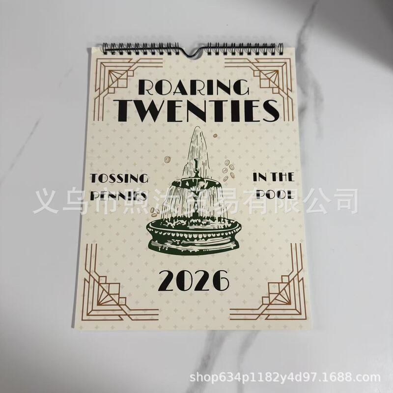 2026年新款跨境爆款亚马逊英文欧美歌手巡演日历挂历台历厂家批发|undefined