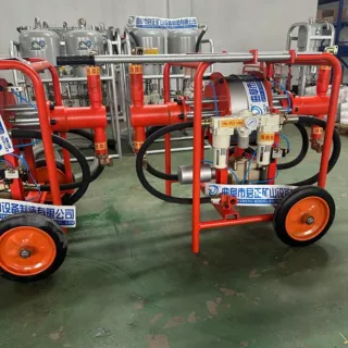 2ZBQ150/6大流量气动注浆泵防爆煤矿用风动水泥浆水玻璃注浆装置